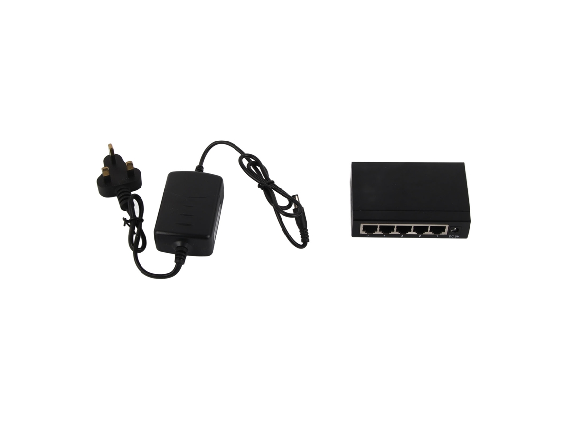 Hub Ethernet LAXISCREED 5 Portas 100mbps Plug And Play