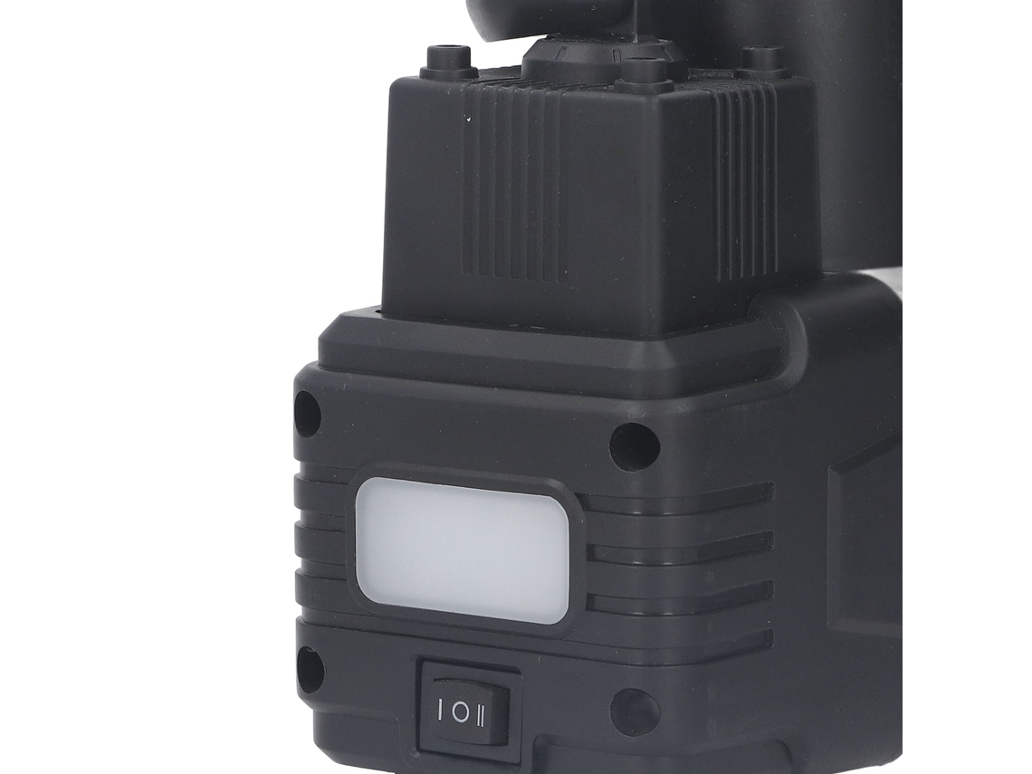 Bomba de Ar Compressor 12v 100psi com Luz Led Display Digital Pneu Carro Caminhão