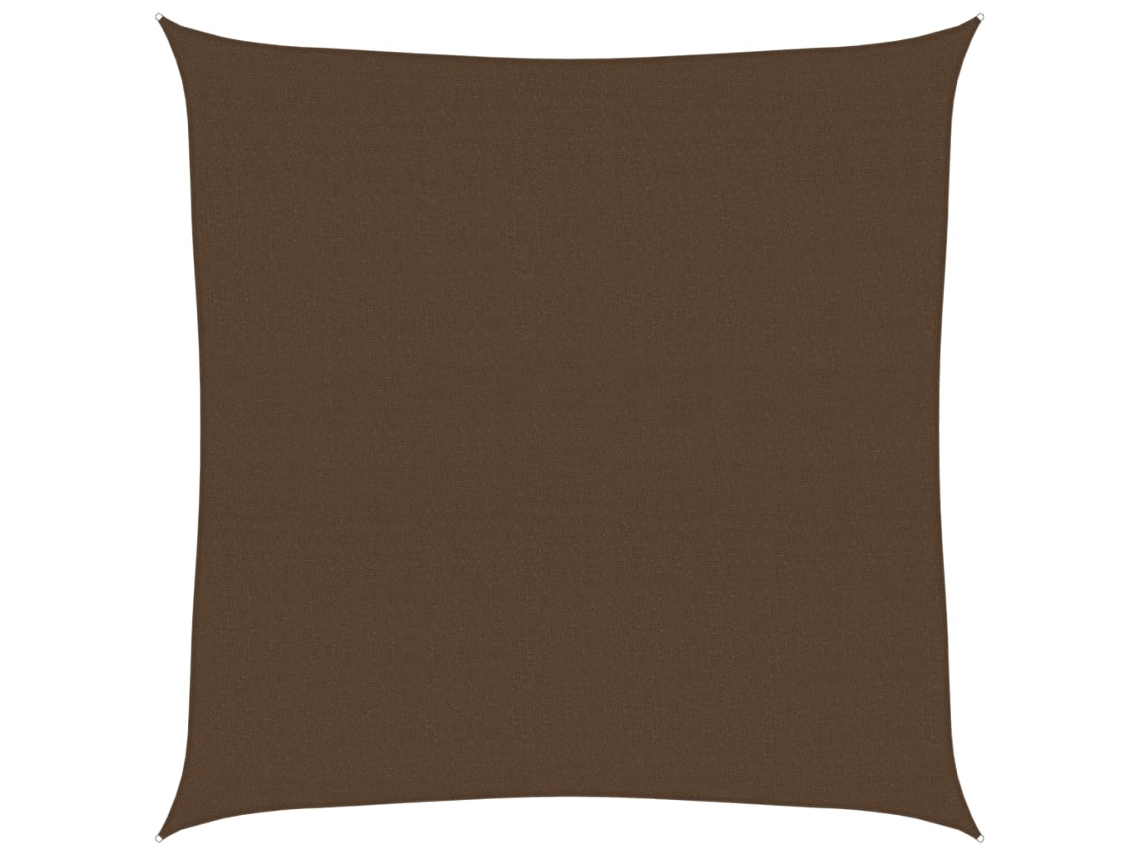 Toldo vela VIDAXL Brown (5x5 m)