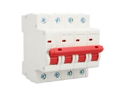 Laxiscreed Disjuntor Miniatura 4p Dc 1000v Para Montagem Em Trilho, Proteção Contra Curto-circuito