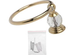 Porta Toalhas De Parede Para Banheiro Com Suporte, Em Aço Inoxidável Dourado, Estilo Retrô, Que Economiza Espaço