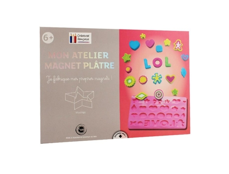 Kit Criativo Fabricação De Magnets Em Gesso Criança A Partir De 6 Anos Ctop