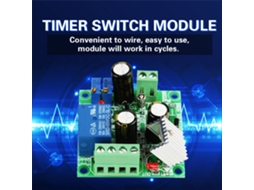 Laxiscreed Módulo Interruptor Temporizador Com Atraso Ajustável De 1 A 20s Para 7-24v