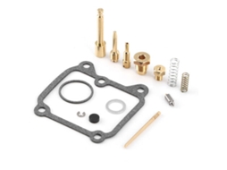 Ky-0169 Metal Motorcycle Carburetor Repair Kit For Gt80 1974-1980, Com vários componentes de vedação.