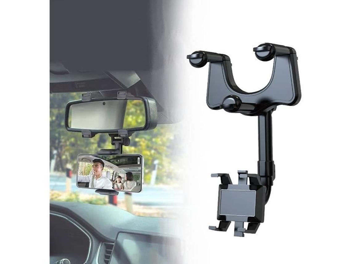 1pcs Suporte De Telefone De Carro Rotativo E Retrátil, Suporte De Telefone De Retrovisor Rotativo A 360 Graus, Para A152