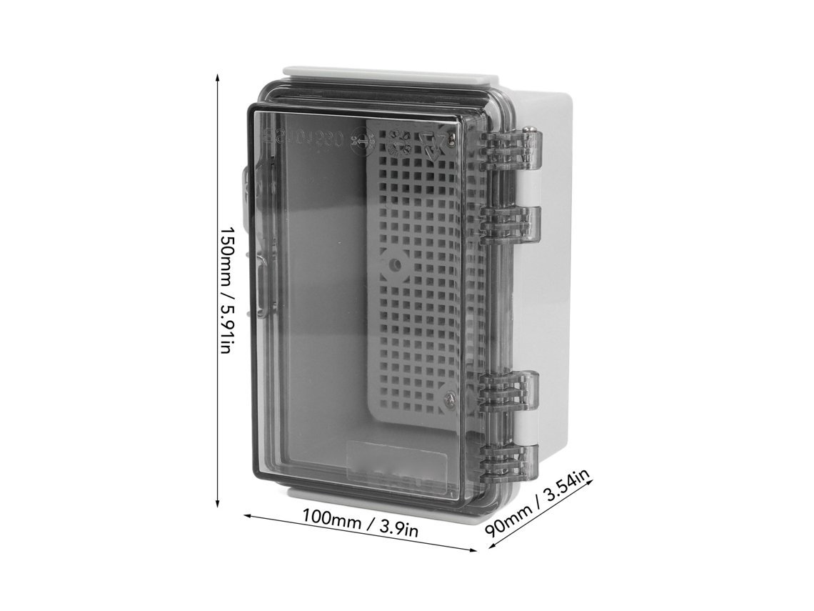 Laxiscreed Caixa De Distribuição Elétrica Ip67 Em Plástico Abs Com Tampa Articulada