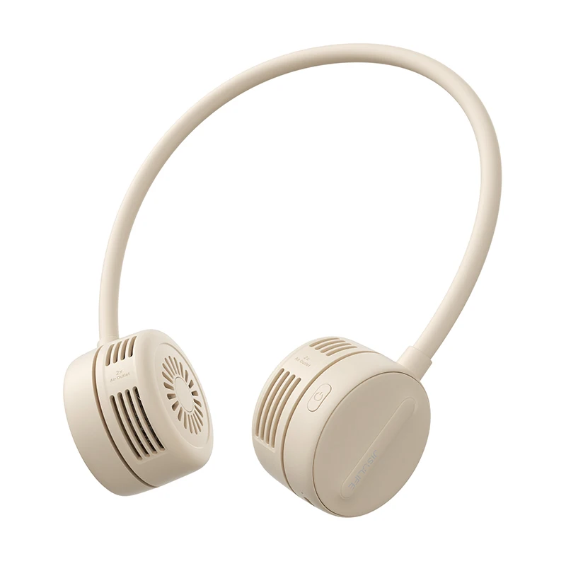 Ventilador de Pescoço MDUG USB com Design Sem Lâminas, Ajustável 360° e Mangueira Flexível
