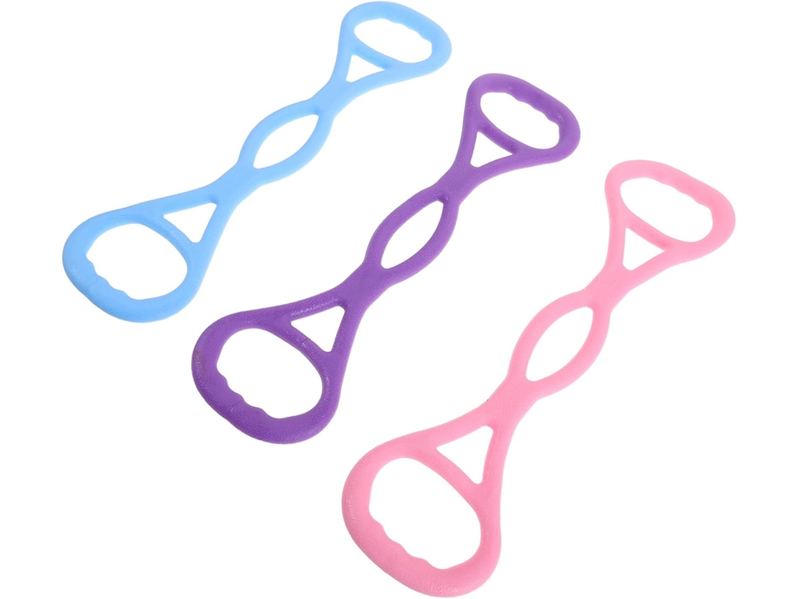 Besportble Conjunto De 3-faixas Elásticas Resistência Para Yoga, Unissex, Treinamento Braços, Costas E Ombros