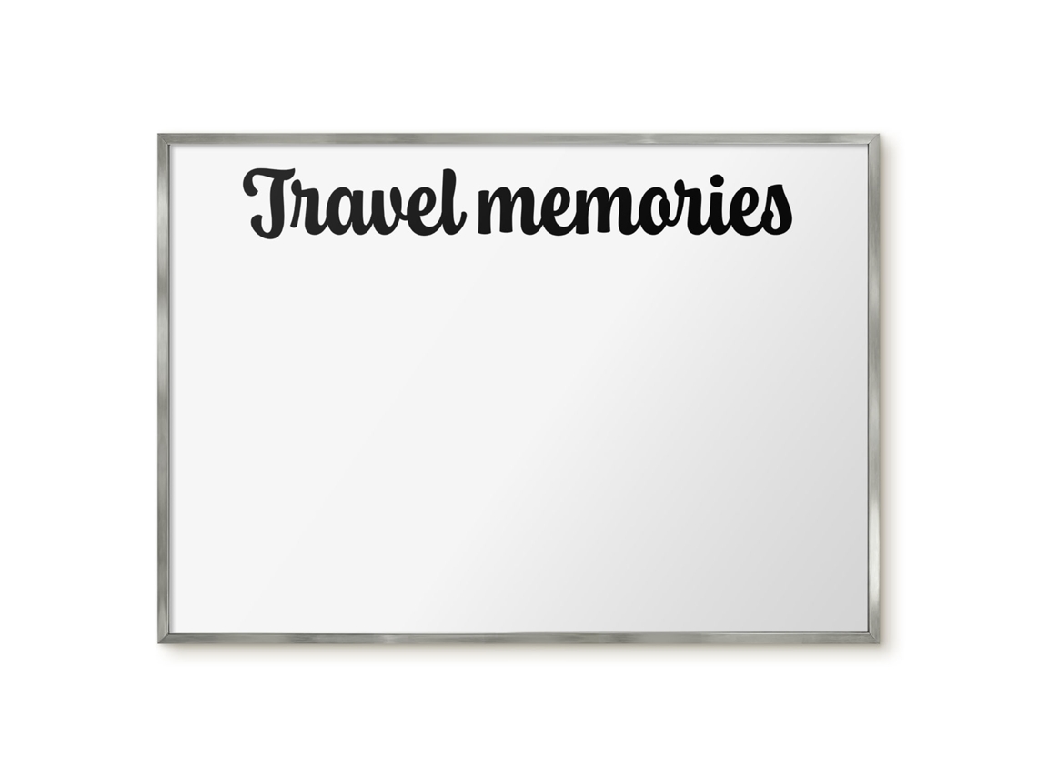 Magnetic Board Travel Memories For The Living Room Espelharte (100x70 Cm)