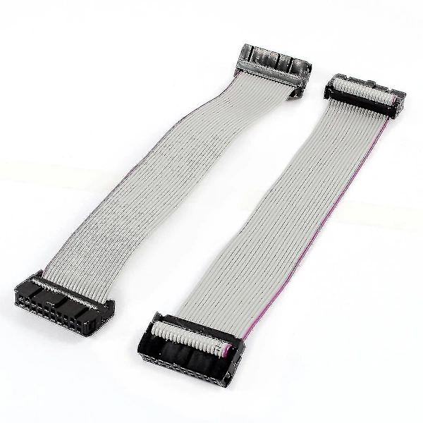 2 Peças Conector De Cabo Plano Idc Fêmea/fêmea De 20 Pinos Com Passo De 2,54 Mm Co Aquaforge