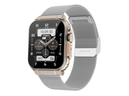 (aço Prateado) Smartwatch Multifuncional De 1,96 Polegadas Com Monitoramento De Saúde, À Prova D'água Ip68 E Chamadas Bluetooth