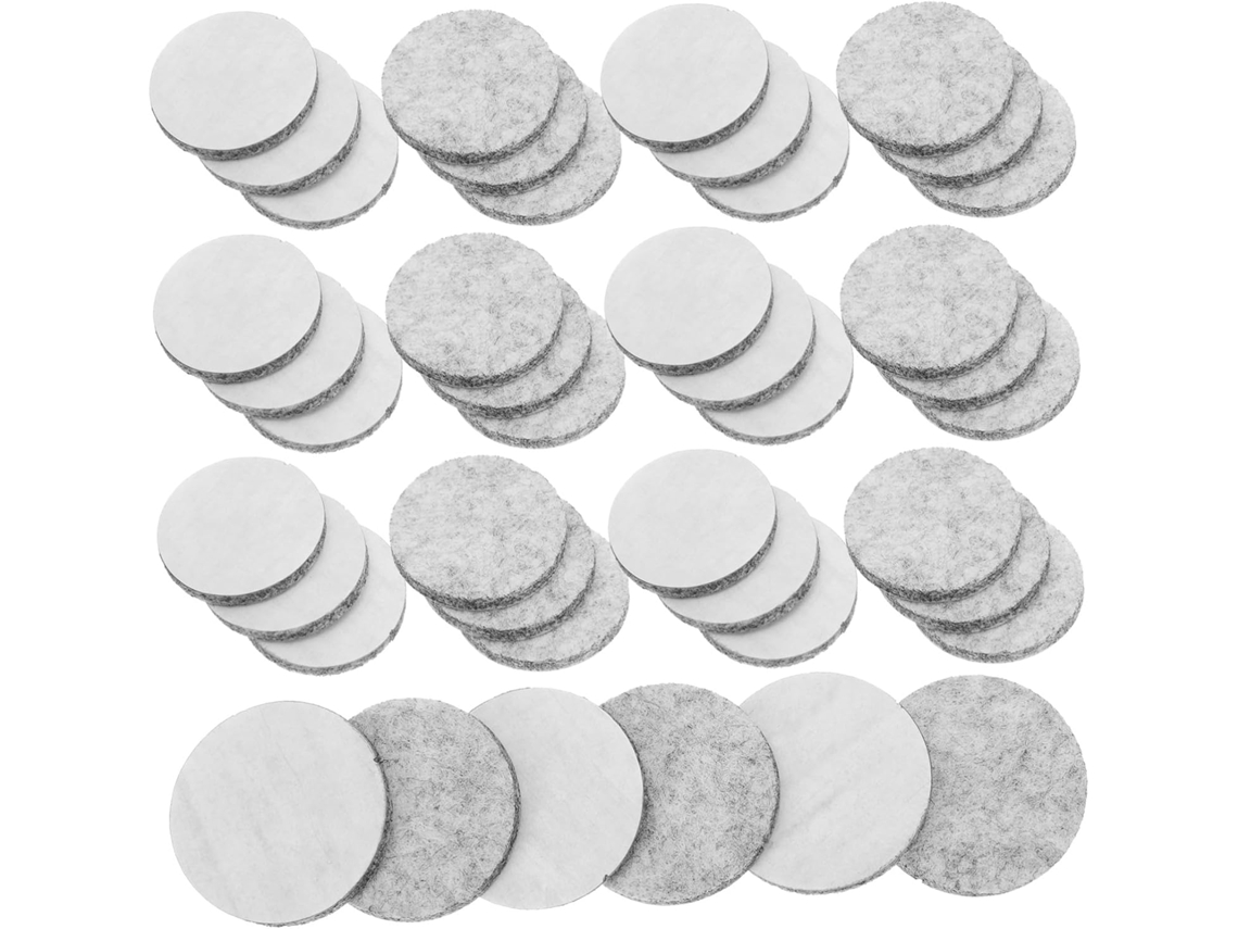 Conjunto De 50 Protetores Antiderrapantes Para Móveis, Ideais Para Proteger Os Pés De Cadeiras E Feitos Feltro Adesivo
