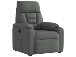 Recliner Chair, Recliner Chairs Vidaxl Cinzeto Tecido