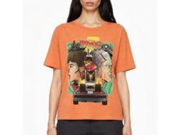 Rockinstone Back To The Future Movie Poster Heather Cantaloupe Adult T-shirt Size:m