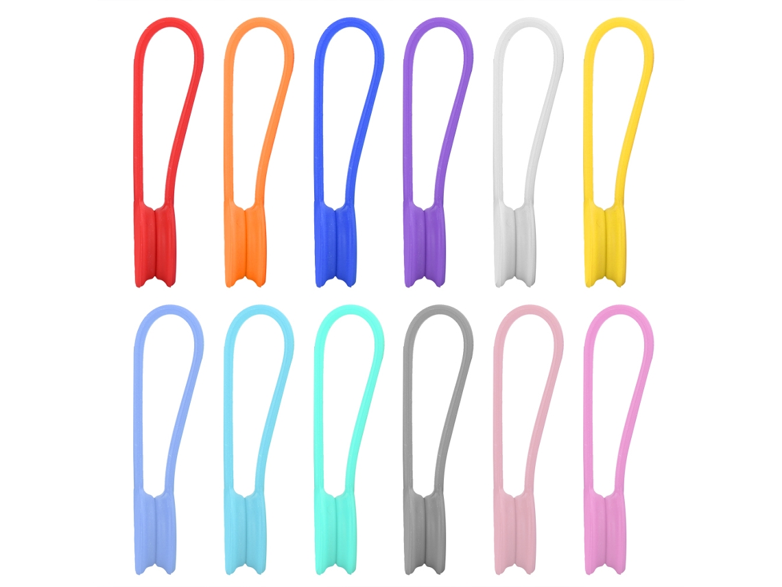 Fones De Ouvido Multiusos Com Enrolador Magnético, Clip De Selagem E Armazenamento, 12 Cores