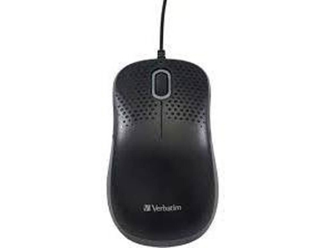 Rato  Silent (Cabo USB - Casual - 1000 dpi - Preto)
