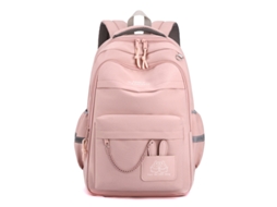 Mochila Escolar Leve E À Prova Dágua CUICH Rosa