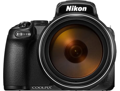 Máquina Fotográfica Bridge NIKON P1000 (Preto - 16 MP - ISO: 100 a 1600 - Zoom Ótico: 125x)