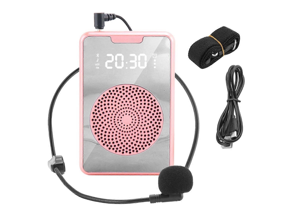 Amplificador de voz portátil para professores com microfone e fones de ouvido, alto-falante recarregável para treinamento, Slowmoose Tour