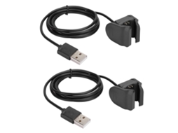 Cable de datos ORAIMO de 1m con pinza de sujeción para Xiaomi Mi Band 4, negro, 5V, 0,5A (2 unidades)