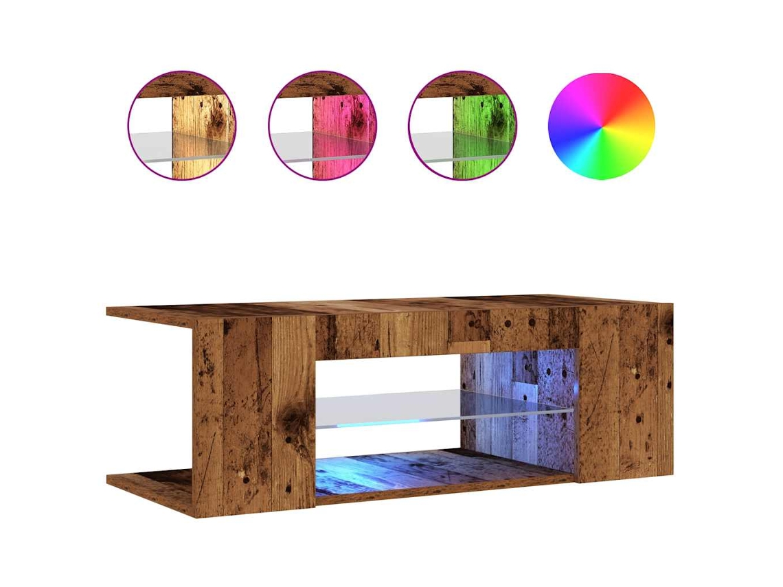 Tv Cabinet, Tv Cabinets Vidaxl Marrom Madeira Processada (n/a)