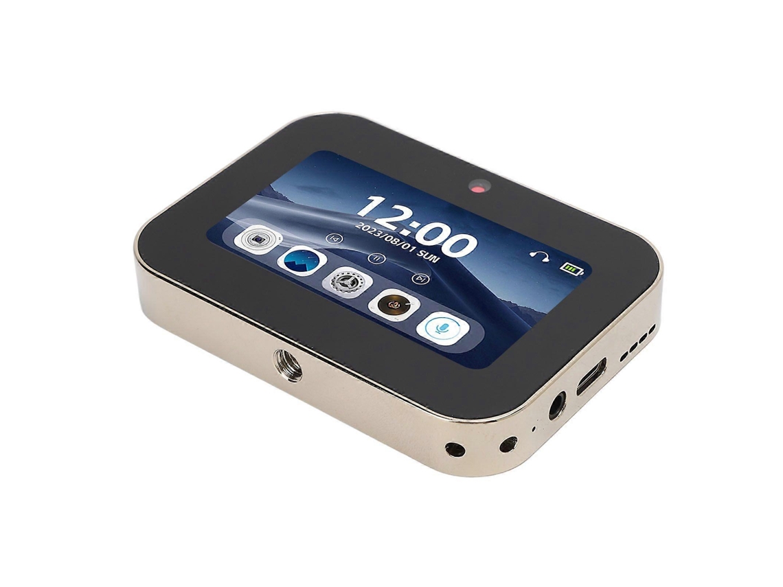 Máquina Fotográfica Digital 4k Com Ecrã Tátil De 3 Polegadas, 64mp, Grande Angular De 120 Graus, Compacta, Dourada