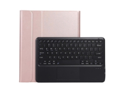 Capa De Couro Para Tablet Com Teclado Bluetooth Divisível A970-a Para Samsung Galaxy Tab S8+ / S7 Fe T730 / S7+ T970 / T975, Com Touchpad E Suporte.