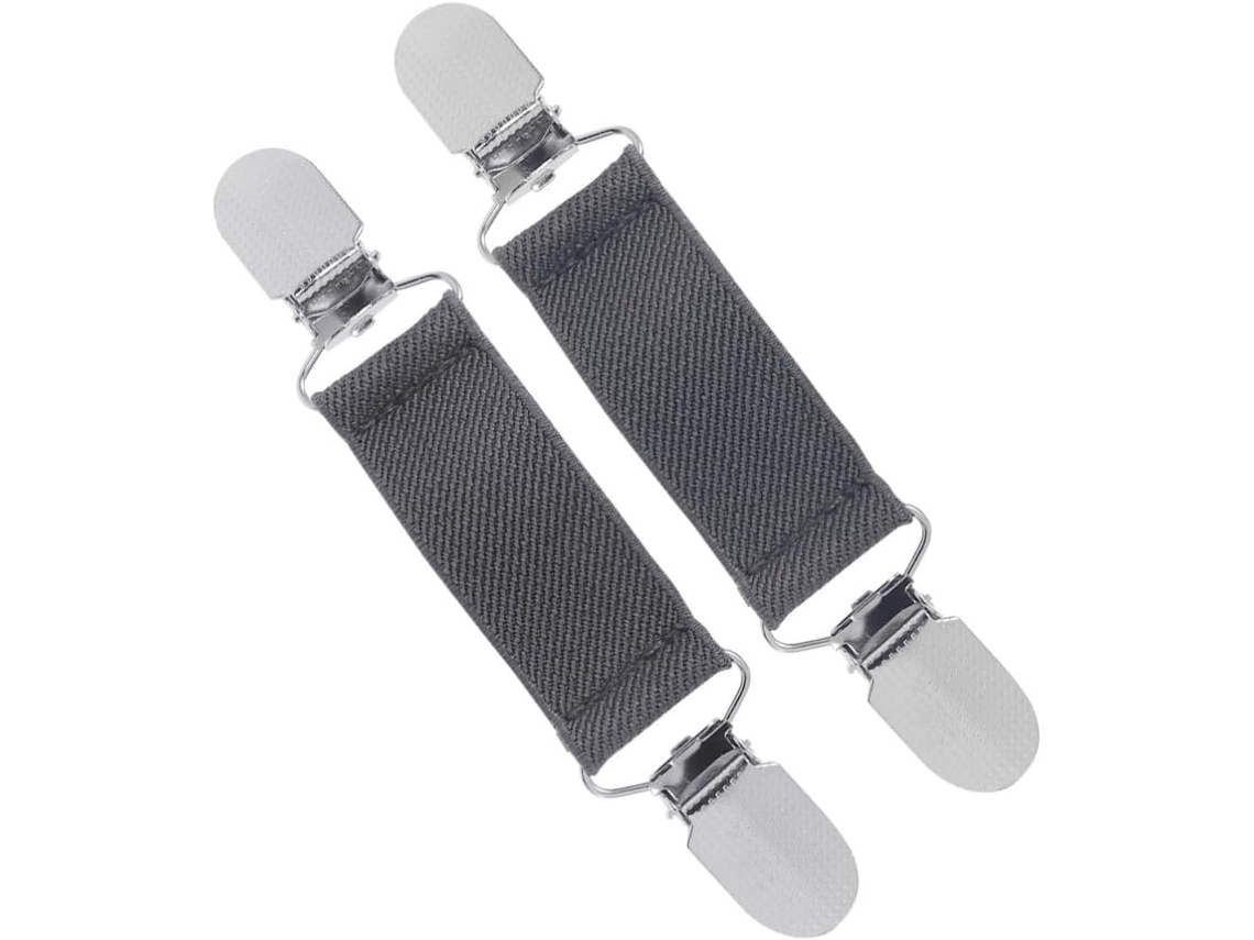 6 Pares De Fivelas Fixas Antiderrapantes, Resistentes, Em Liga Metálica E Com Clipes Para Tecido, Ideais Para Saias De