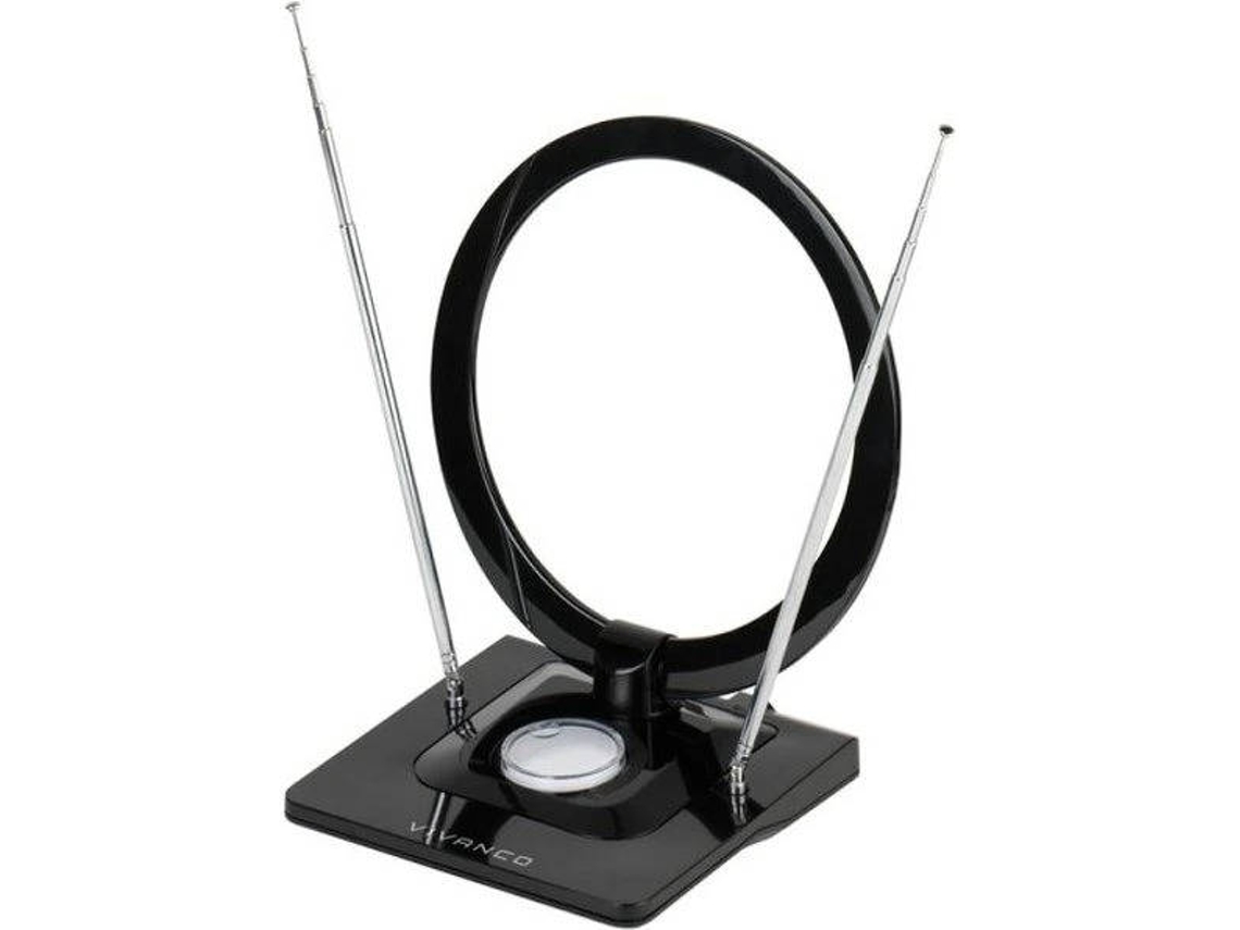 Antena Interior VIVANCO Redonda Full HD (Preto)