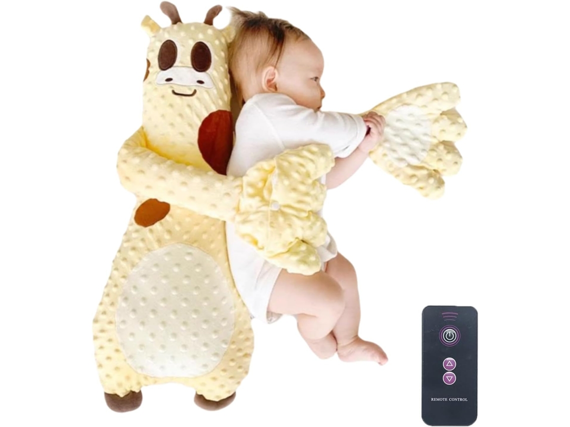 Boneca Calmante Para Bebé Com Tapinhas Automáticos, 3 Modos E Toque Macio Elysve