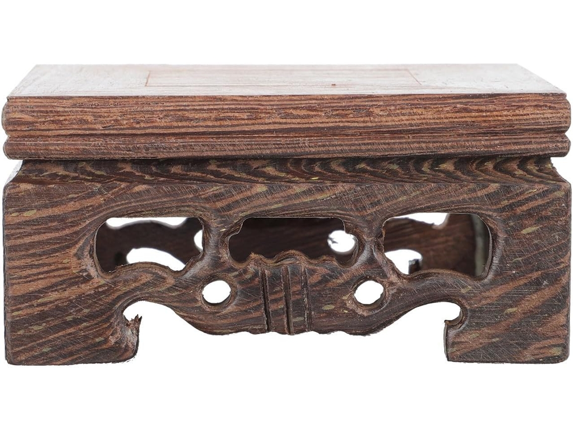 Suporte Madeira Exibir Objetos Decorativos Bules Design Simples Adequado Cor Café Chá Casa GOKOCO
