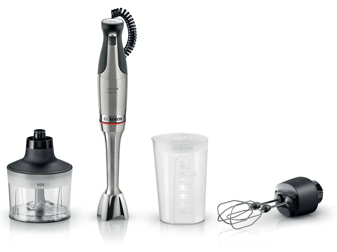 Varinha Mágica + Acessórios BOSCH MSM8M934 Serie 8 ErgoMaster (1500 W - Inox)