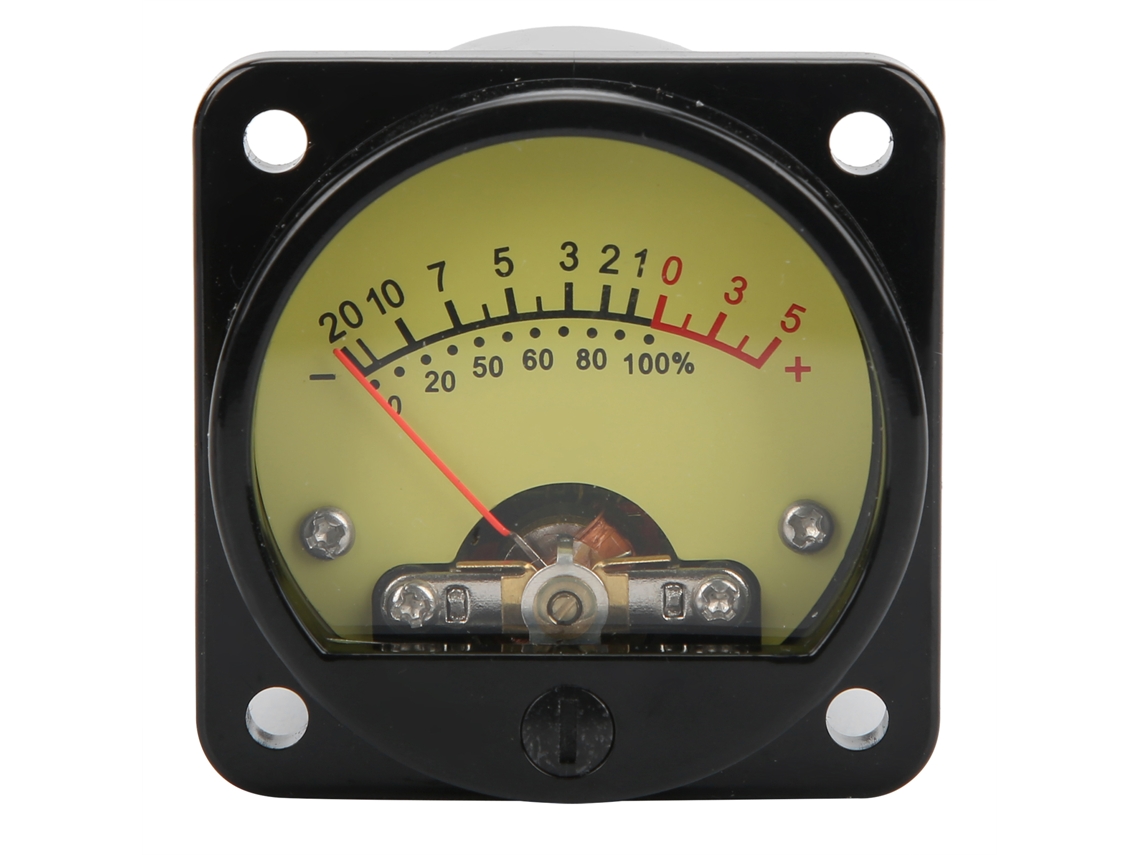 Medidor Vu de Tubo de Amplificador 45mm YURU com Painel de Driver e Retroiluminação