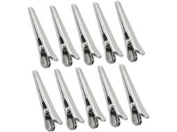 Clips Selar Aboofan Sacos para Alimentos, em Aço Inoxidável, 10 Unidades, Com Mola, Fáceis de Usar e Portáteis