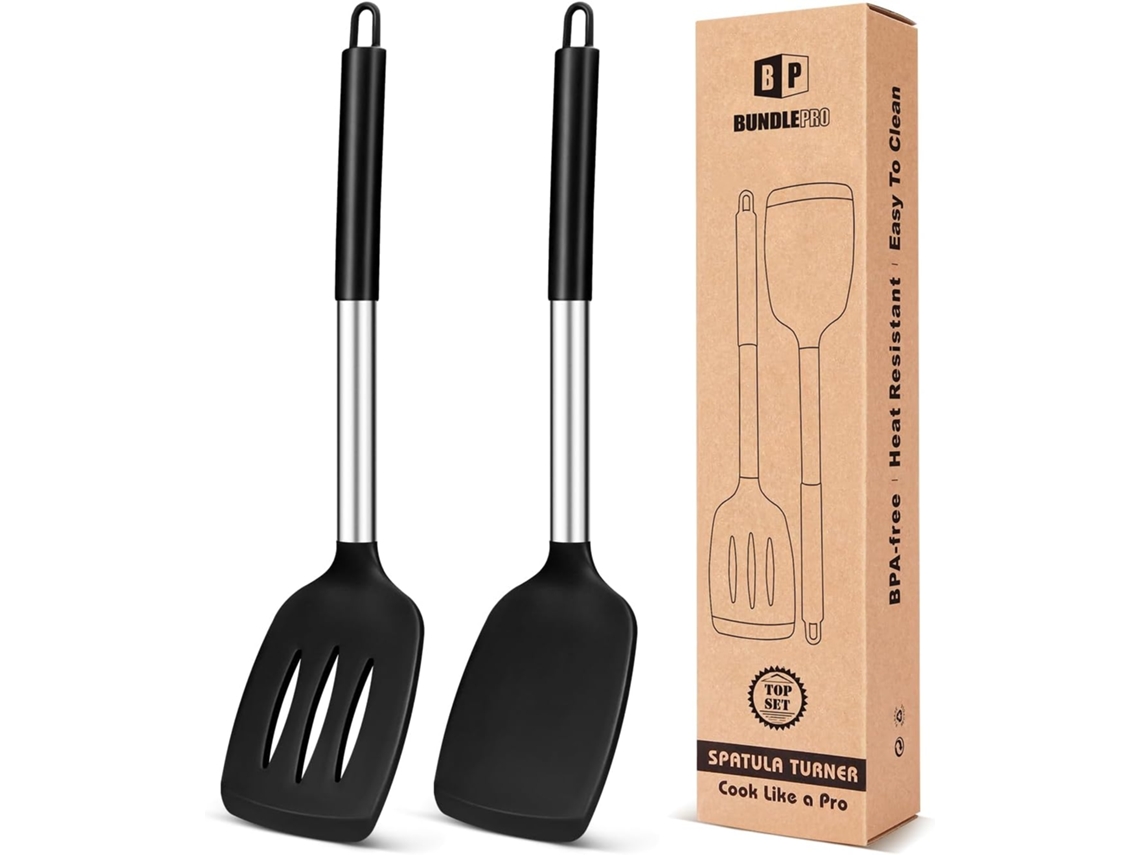 2x Espátula Silicone Resistente Calor
