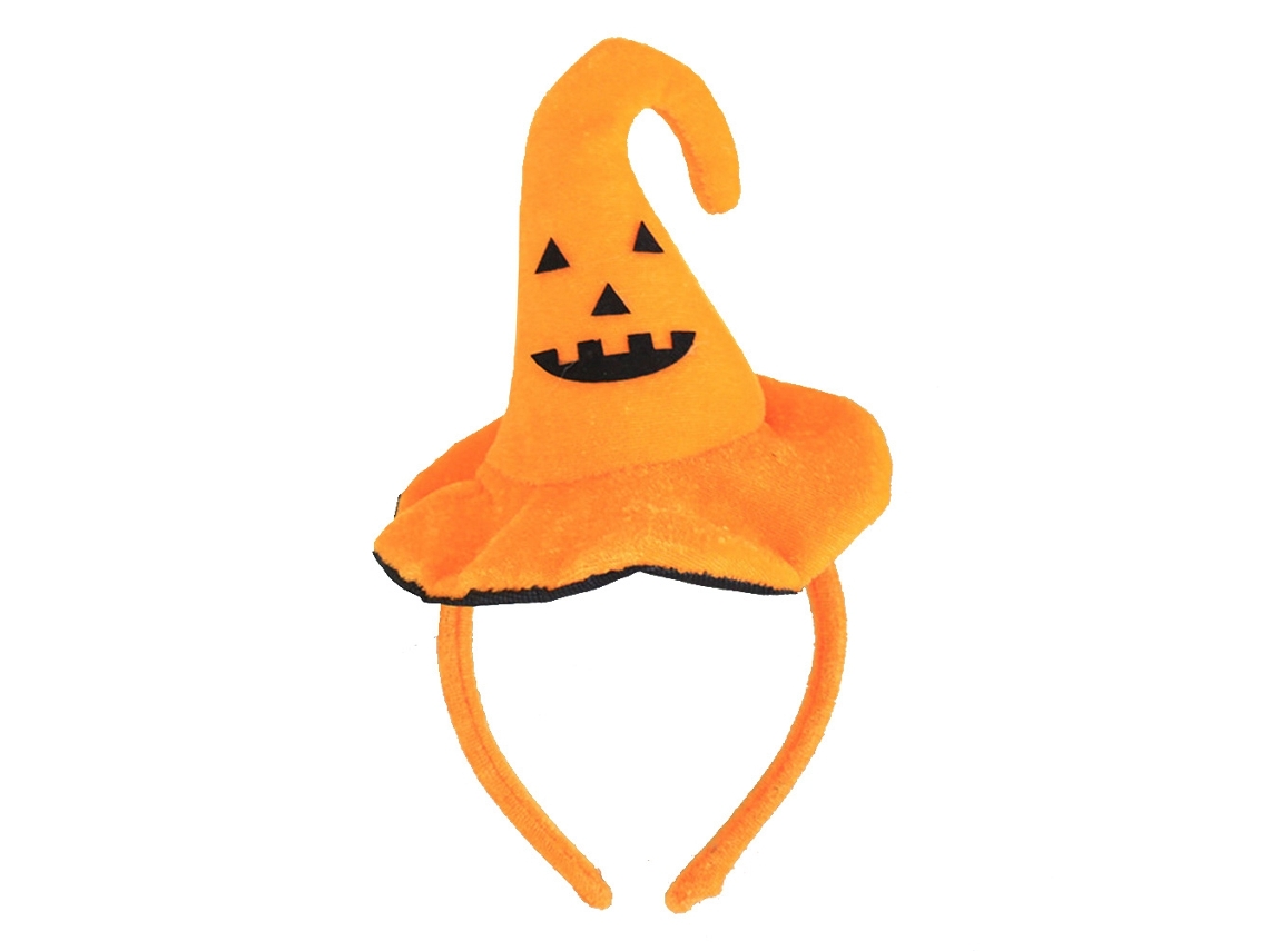Chapéu Fofo De Halloween Decorativo Com Cabelo Para Bebê