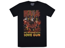 Kiss Love Gun Glow T-shirt Unisex Adults Size:xxl