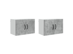 Conjunto de Armário de Cozinha com Porta 2 Pcs Cinzento com MAISON EXCLUSIVE (60x31x40 cm)