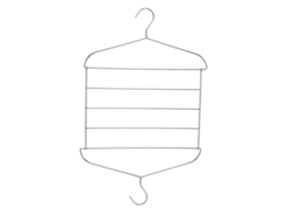 Cabides Mágicos De Aço Inoxidável Para Calças, Dobráveis, Multifuncionais, Economizadores De Espaço, Cabides Para Calças E Roupas