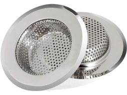 Filtro De Ralo De Cozinha, Aço Inoxidável, Anti-entupimento, Pacote Com 2 Unidades 11 Cm De Diâmetro