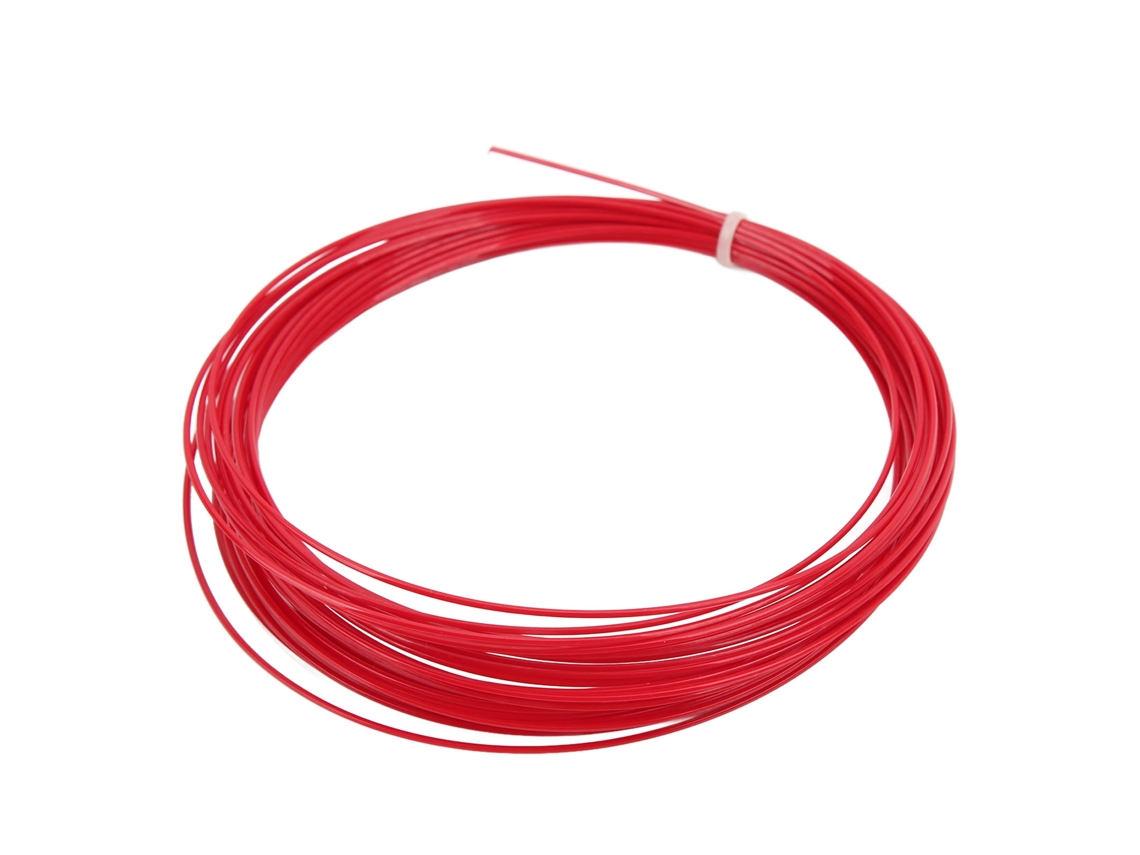 Linha De Tênis Hex Profissional Resistente À Desgaste 12m/39.4ft Vermelha Poliéster 1.24mm