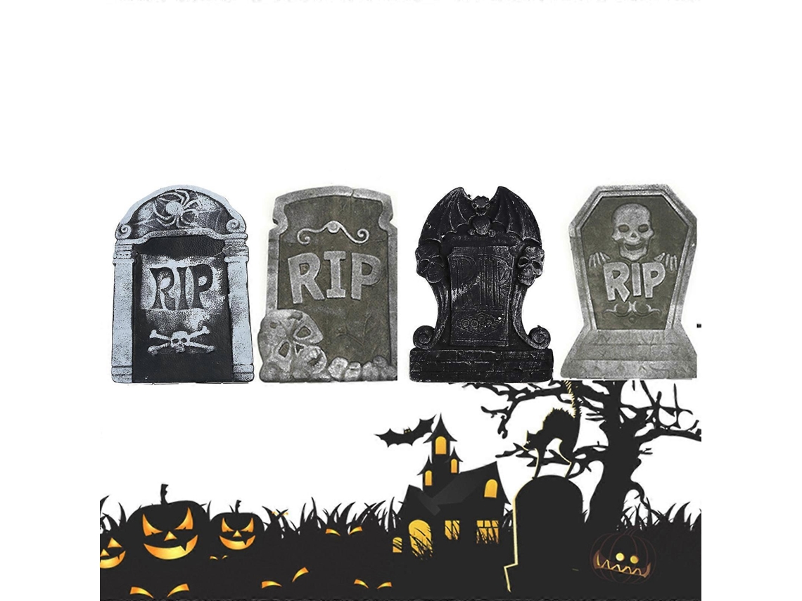 Lápide Decorativa De Halloween Para Decoração De Casa Mal Assombrada De Halloween Ly Ebike