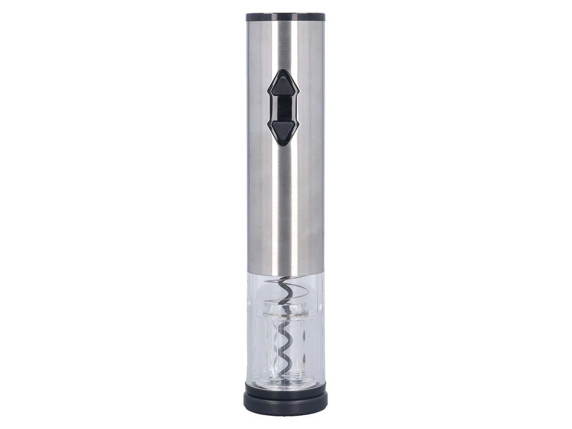 Abridor de vinho elétrico de aço inox e PC, automático, fácil de usar, compacto S/MARCA