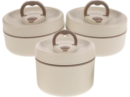 Conjunto De 3 Peças Lancheira Térmica Bento Empilhável Kisangel Em Aço Inoxidável Com Bolsa, Ideal Para Levar O Almoço