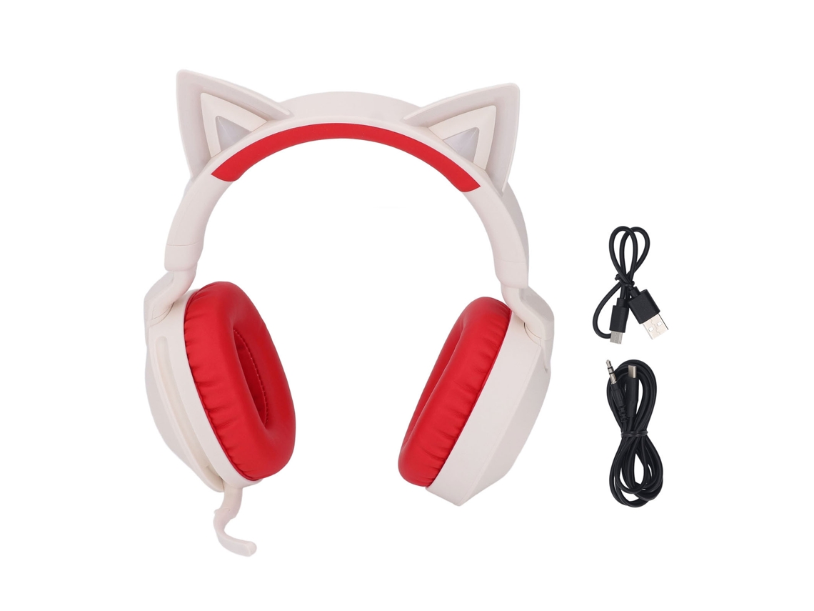 Fones de Ouvido Gamer LAXISCREED Bluetooth 5.4 Led