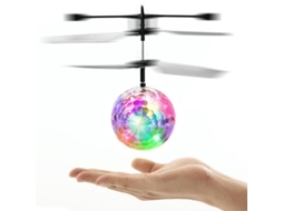 Mali bola Voadora Eléctrica Luminosa com Led Sensor Infantil Helicóptero Brinquedo Presente
