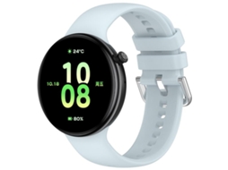 Bracelete azul claro para Huawei Watch Fit em silicone com fivela prateada XIAOMOYU