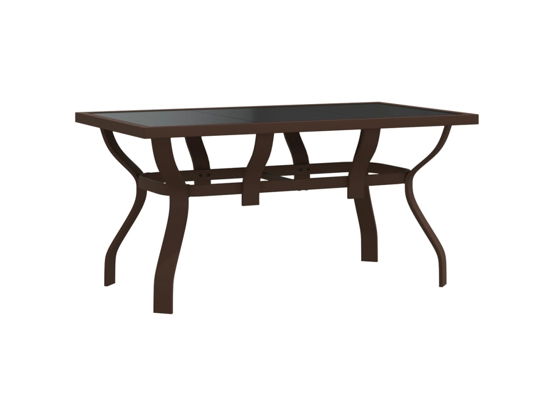 Garden Table, Garden Tables Vidaxl Marrom Aço (140 X 70 X 70 Cm)