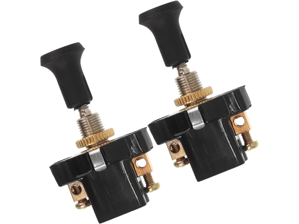 Conjunto De 2 Interruptores Manuais De Farol, Compatíveis Com 12v E 24v.