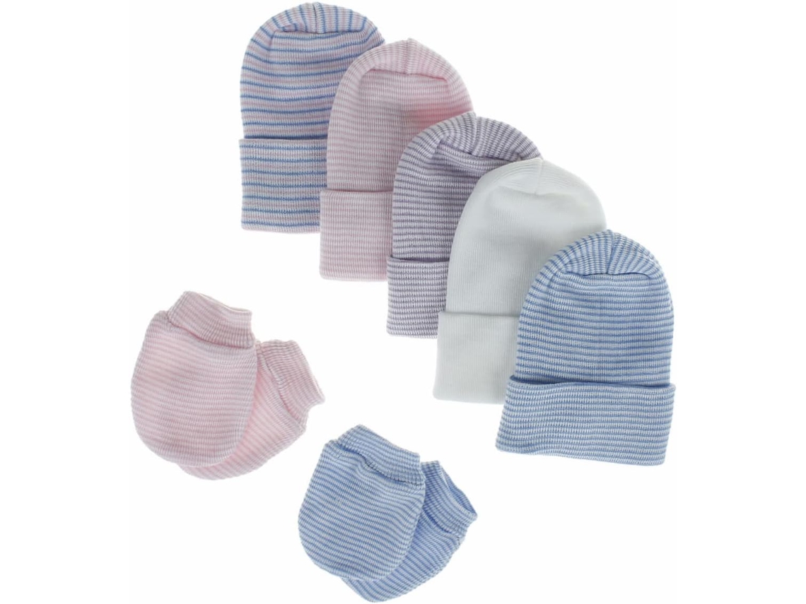 Conjunto De Gorro E Luvas De Algodão, Acessórios De Inverno Adoráveis E Quentinhos, Gorro Macio E